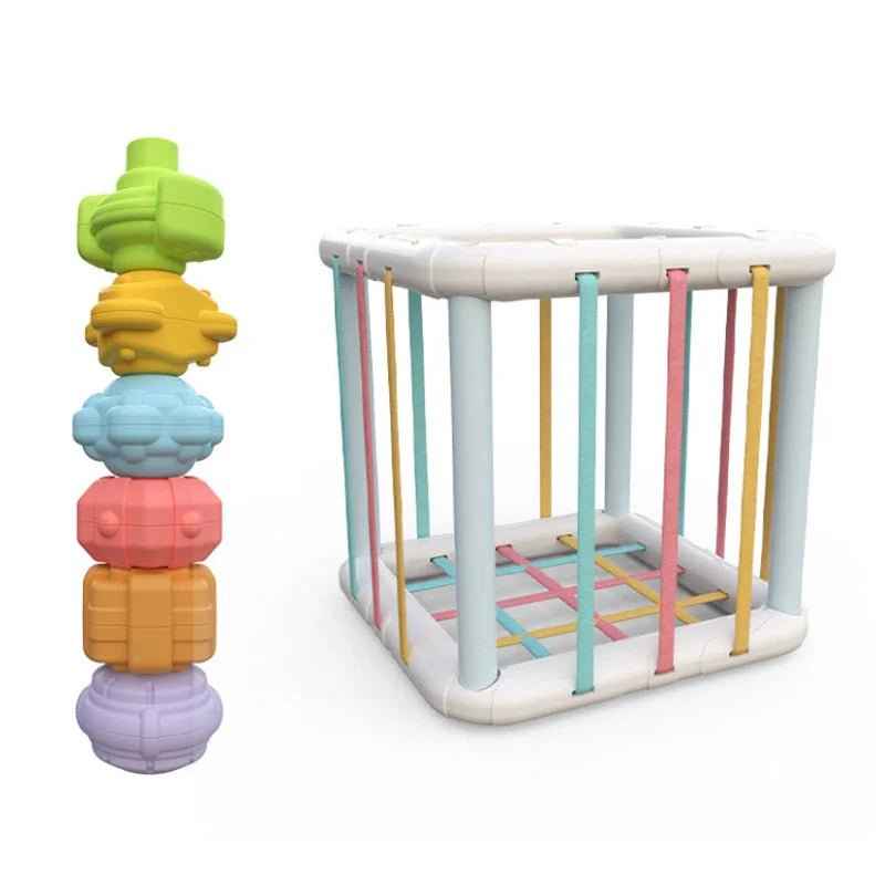 🔷 Colorful Shape Sorting Blocks - JOYFULBLOCKS