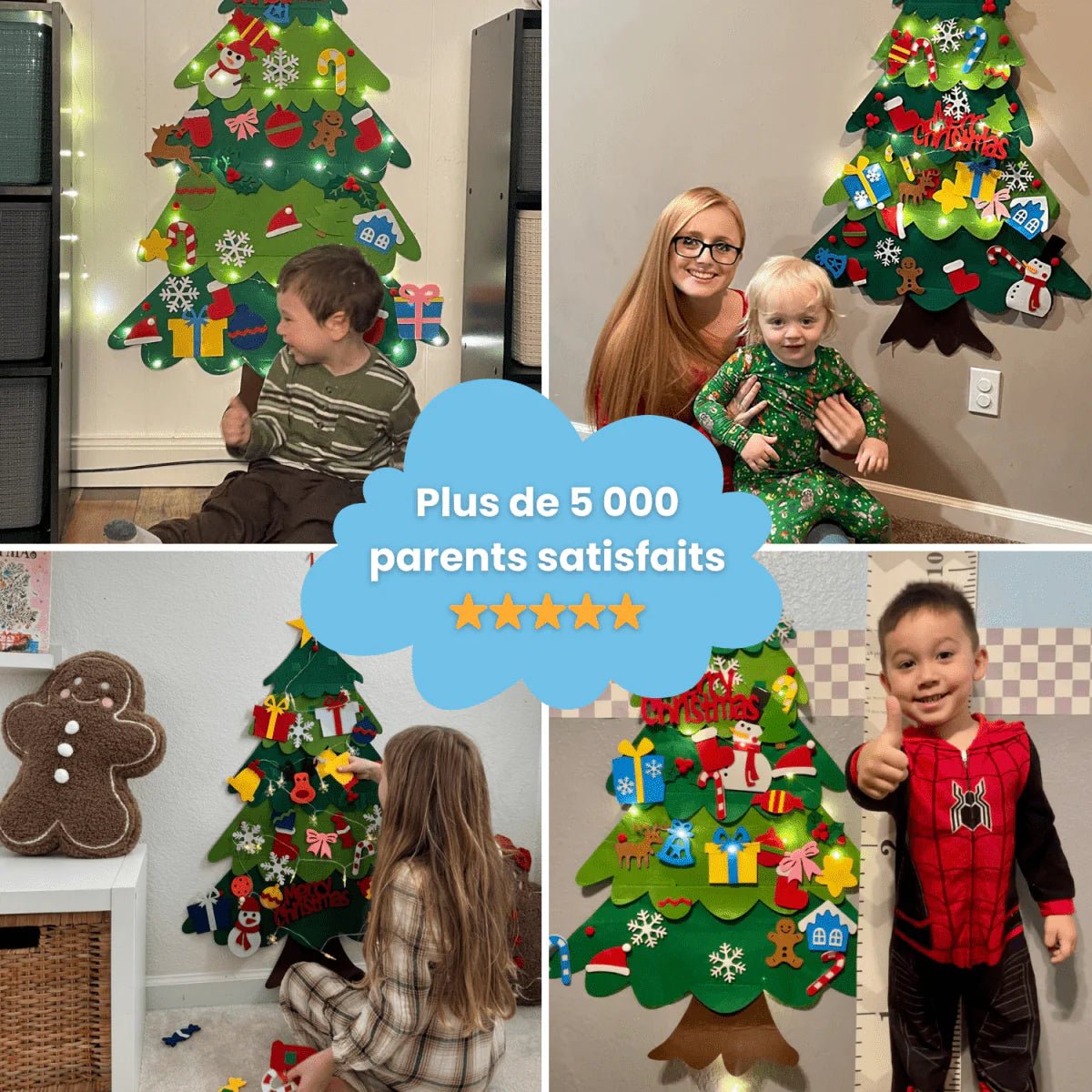 Felt Christmas Tree for Kids - JOYFULBLOCKS
