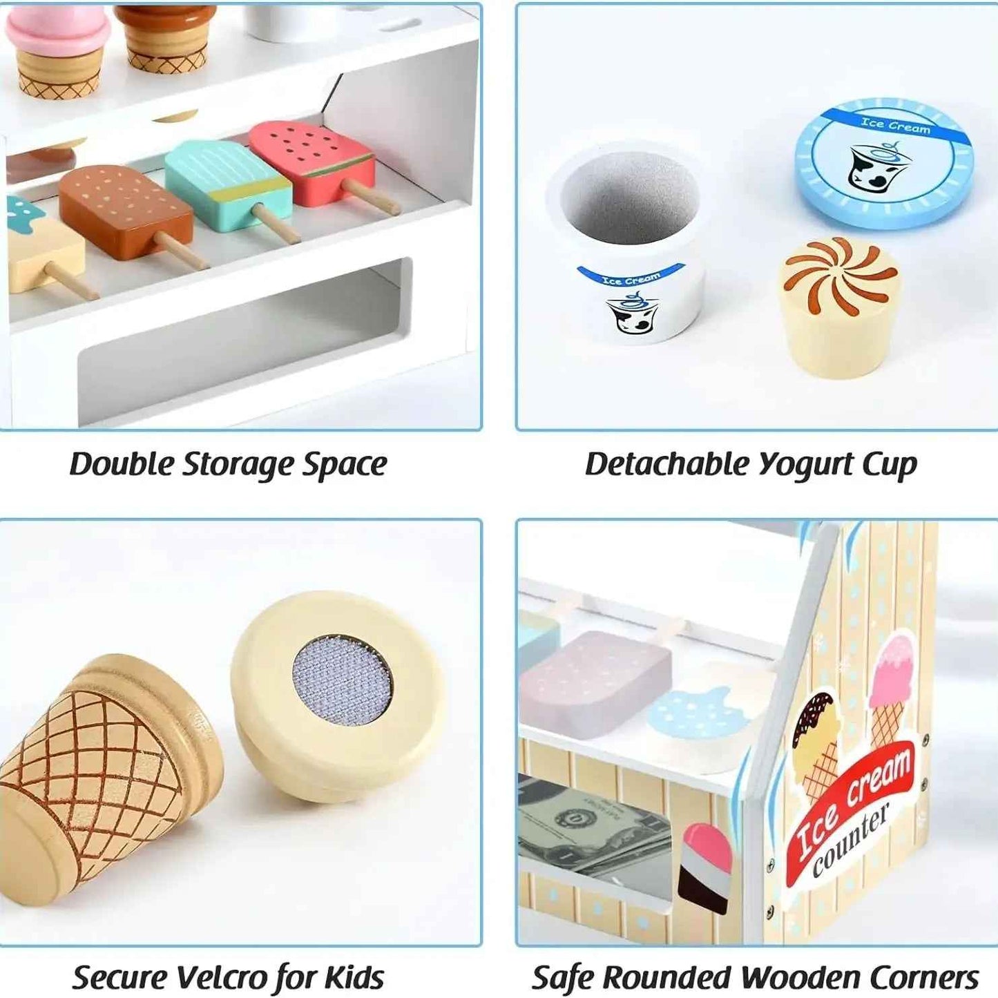 🍦 Ice Cream Counter Playset for Kids - JOYFULBLOCKS