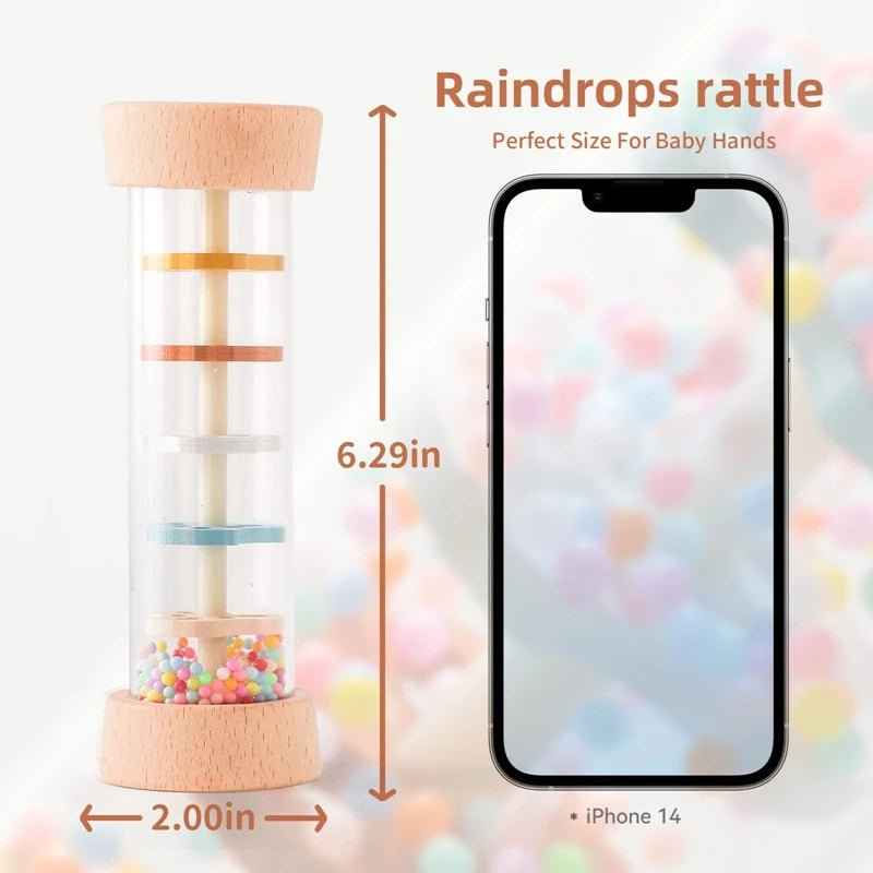 🎵 Montessori Baby Rain Stick - JOYFULBLOCKS