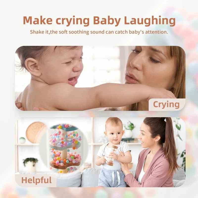 🎵 Montessori Baby Rain Stick - JOYFULBLOCKS
