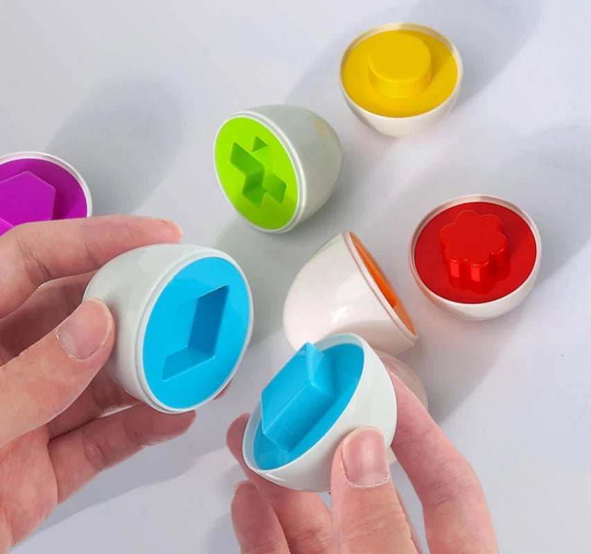 Montessori Geometric Eggs - JOYFULBLOCKS