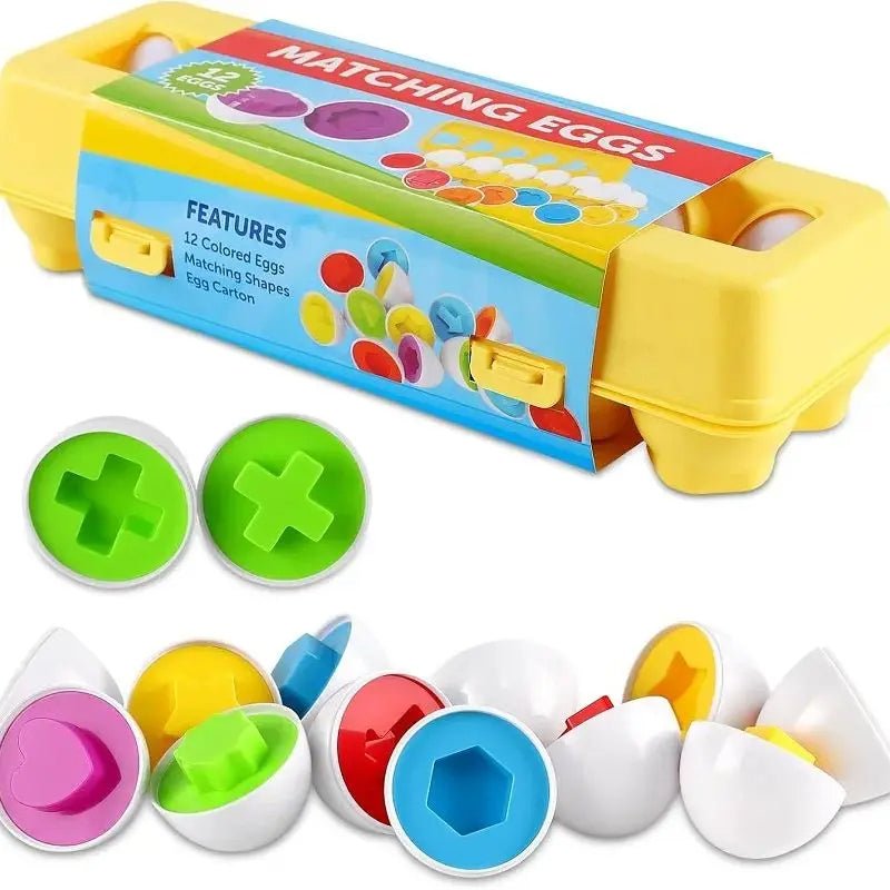 Montessori Geometric Eggs - JOYFULBLOCKS