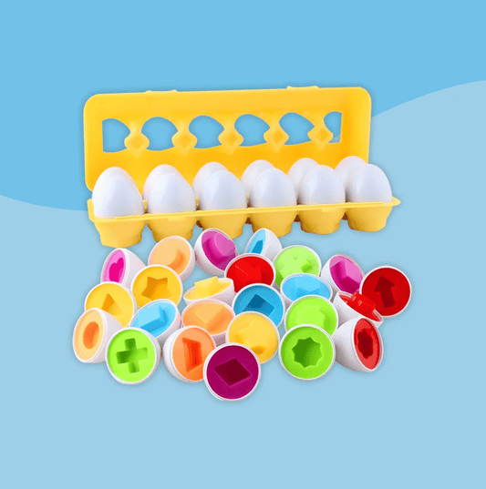 Montessori Geometric Eggs - JOYFULBLOCKS