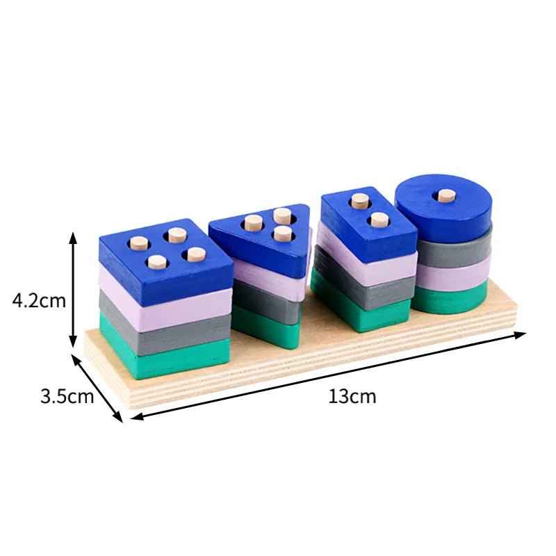 🌈 Montessori Wooden Building Blocks - JOYFULBLOCKS
