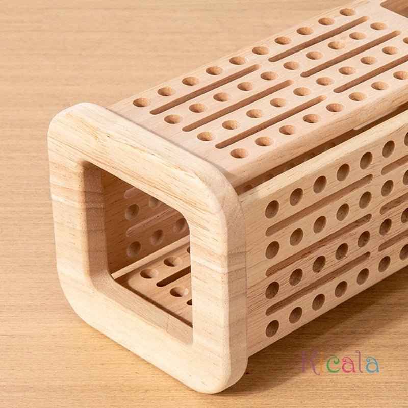 🧠 Montessori Wooden Stick Tower Game - JOYFULBLOCKS