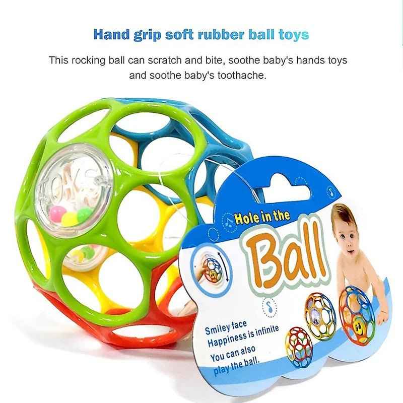 🔔 Soft Baby Grasping Rattle Ball - JOYFULBLOCKS