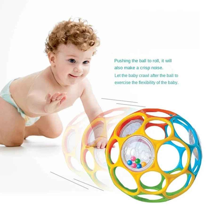 🔔 Soft Baby Grasping Rattle Ball - JOYFULBLOCKS