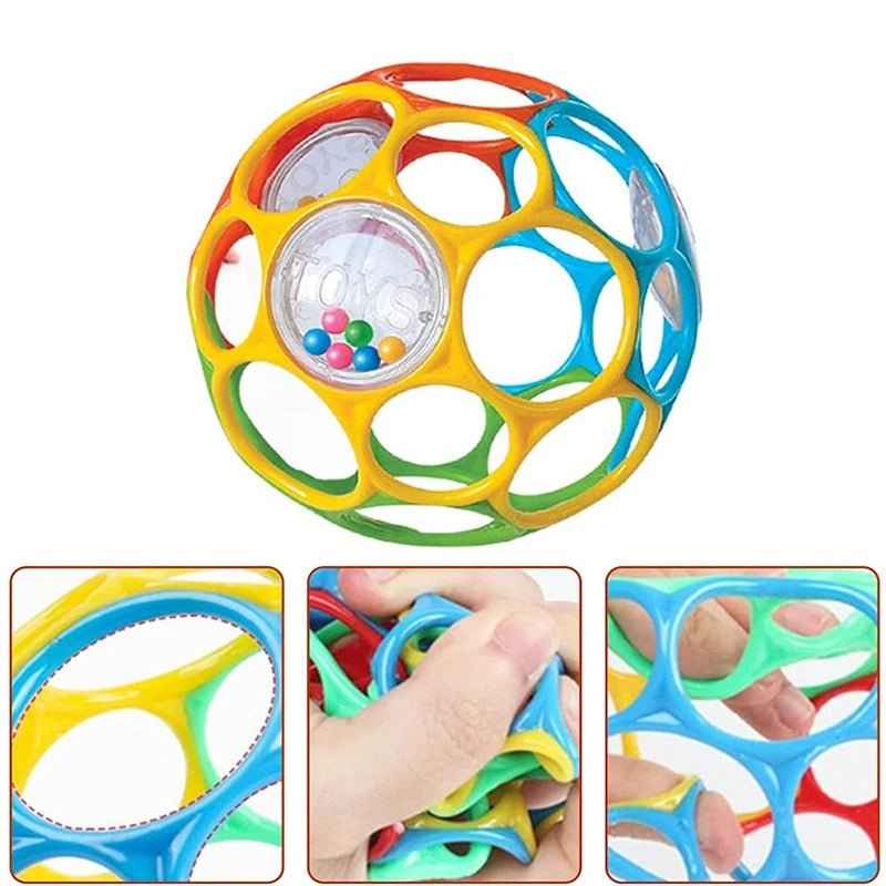🔔 Soft Baby Grasping Rattle Ball - JOYFULBLOCKS
