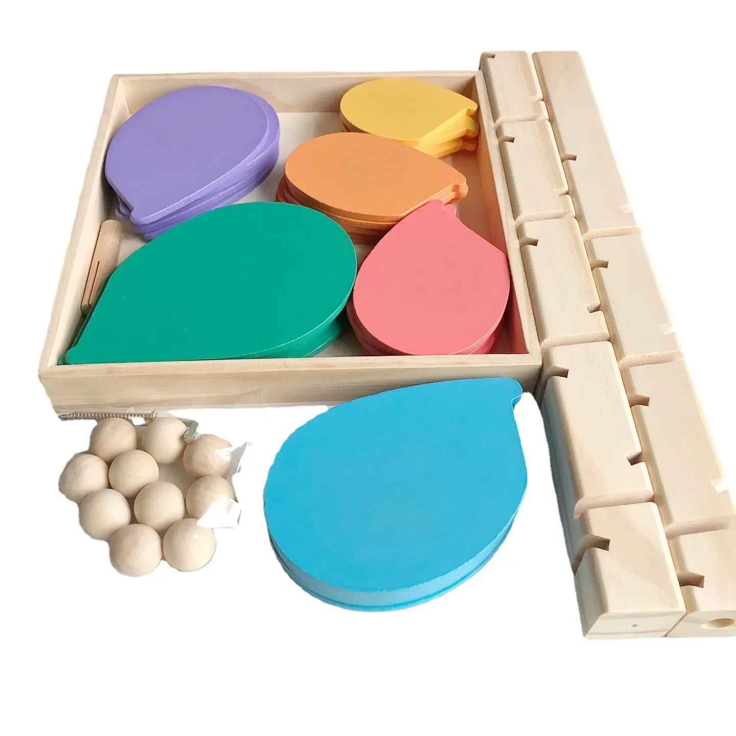 🌈 Wooden Rainbow Music Tree - JOYFULBLOCKS