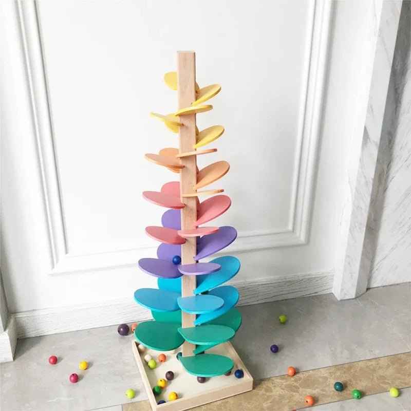 🌈 Wooden Rainbow Music Tree - JOYFULBLOCKS