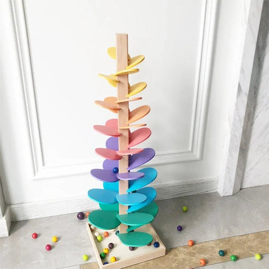 🌈 Wooden Rainbow Music Tree - JOYFULBLOCKS