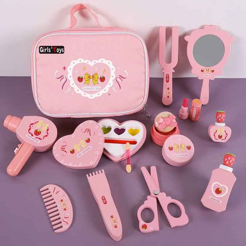 💄 Wooden Simulation Cosmetics Set - JOYFULBLOCKS