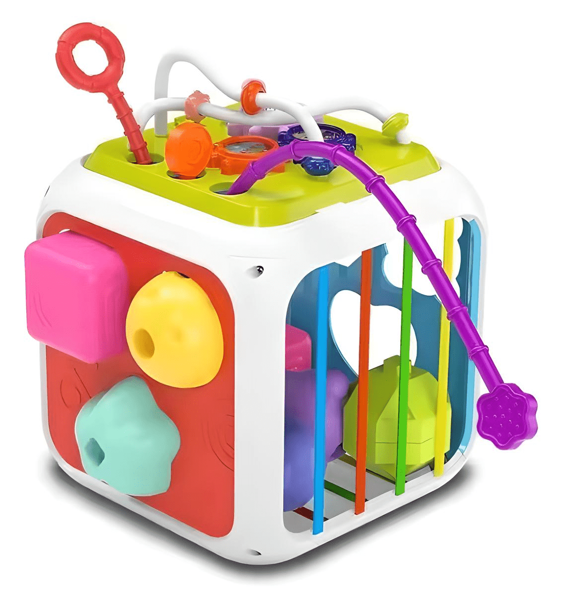 🧩 Yeahbo Baby Sensory Shape Sorter Cube - JOYFULBLOCKS